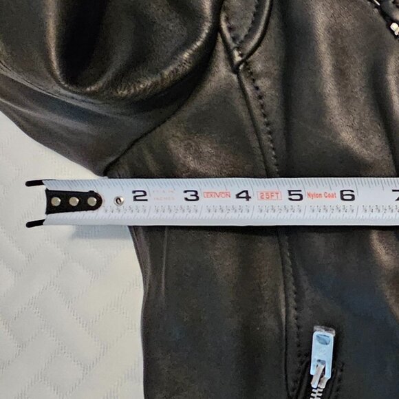 MICHAEL Michael Kors Black Leather Jacket - Picture 10 of 14